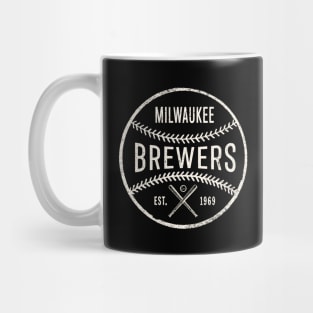 Vintage Milwaukee Brewers by Buck Tee Originals Mug